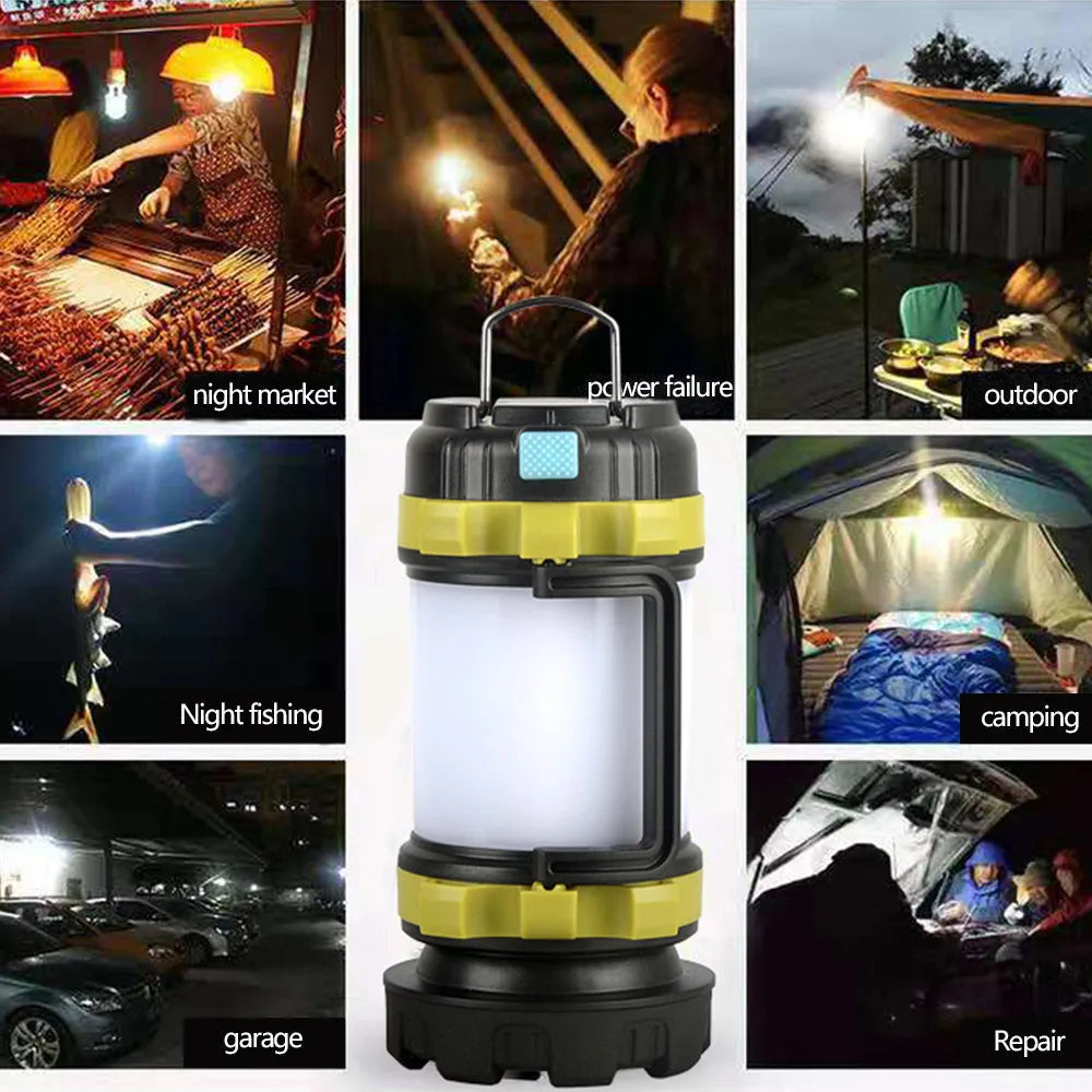 Emergency Camping Light Flashlight Rechargeable Battery Power Bank - Bellarte Enchanté Emergency Camping Light Flashlight Rechargeable Battery Power Bank